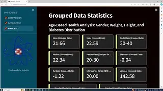 Streamlit Business Dashboard: Analyzing Grouped Data with —Central Tendency & Variability Explained