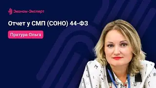 Отчет у СМП (СОНО) 44-ФЗ