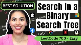 Search in a Binary Search Tree - LeetCode 700 - Python (Recursive and Iterative!) #leetcode