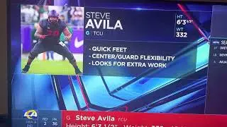 Rams select Steve Avila #rams
