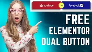 Free Dual Button Widget For Elementor | Create two buttons side by side in Elementor