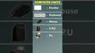 Parts of Computer Hardware #shorts #mcq #computermcqs #partsofcomputer #computerhardware