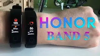 Фитнесс браслет Honor Band 5 - замеры пульса, кислорода в крови, сравнение показателей с тонометром