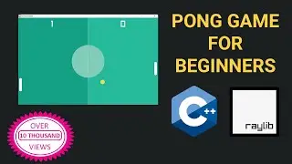 🔥Pong Game with C++ and Raylib - Beginner Tutorial