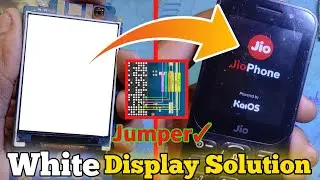 Jio f320b white display solution || Jio f320b white display problem solution #jio #Display_white