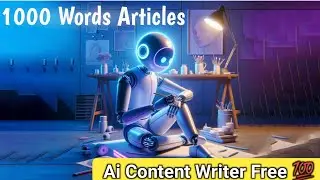 Ai Content Writer Without Any Limits|Write Articles Through Ai Free 💯