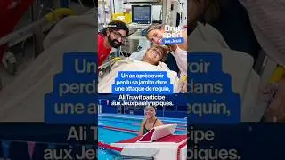 Un an après une attaque de requin, elle participe aux Jeux paralympiques #paris2024 #paralympics