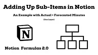 Notion Formulas 2.0: Adding Up Sub-Items with Actual & Forecasted Minutes [1 layer]