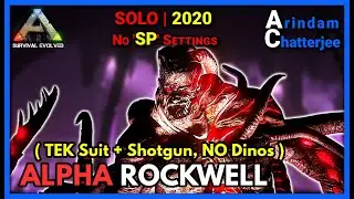 Ark Aberration - (SOLO) ALPHA ROCKWELL Boss Fight With No Dinos - S2E39