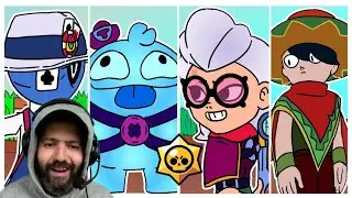 Je découvre SQUEAK dans ce TOP 20 BEST BRAWL STARS ANIMATIONS COMPILATION (dessin animé)