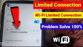 Limited Connection Wi Fi Issue on Android | Limited connection on wifi  Limited Connection