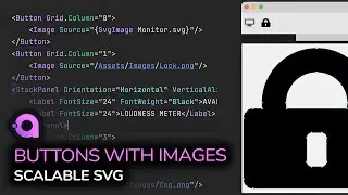 004. Avalonia UI - Buttons with SVG Images