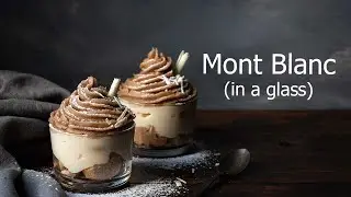 Mont blanc - Easy chestnut dessert in a glass