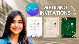 Canva Tutorial - How To Design A Wedding Invitation On Canva