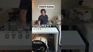 12345678 Challenge with Glasses & Drums 