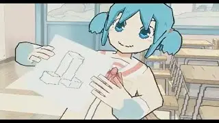 teh drawingk by brombo but reanimated it | Not Nichijou