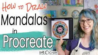 How to Draw Mandalas in Procreate (for Beginners) w/ Free Template/Stamp Set