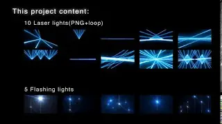 After Effects project - Laser Lighting Show