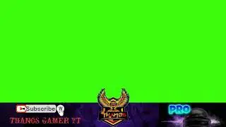 Animated overlay for pubg live stream | overlay like mortal |  green screen animated overlay free