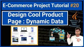 #20. Designing the product page | loading dynamic products | Ecommerce project using Servlet