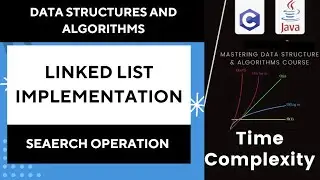 Search for an Item in Linked List | Search Operation on Linked List Data Structure