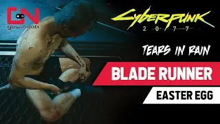 Cyberpunk 2077 BLADE RUNNER Easter Egg Location - Tears in Rain