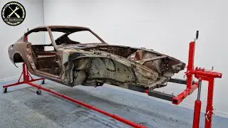 How to put a Car on the Rotisserie - Datsun 240Z