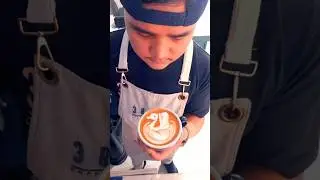 New Swan 🦢 Latte Art #latteart #barista #shorts #coffee #foryou #love #trending #music #dj #youtube