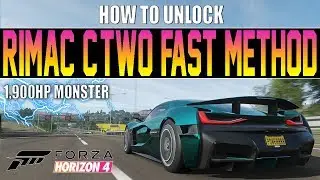 Forza Horizon 4 - How To Get RIMAC C_TWO! 1,900HP Monster Fast Method