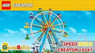 LEGO 10247 FERRIS WHEEL CREATOR EXPERT Speed build review [museum GameBrick]