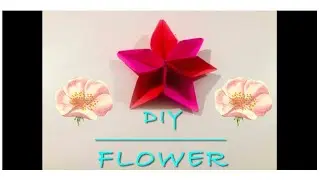 how to make a flower / origami flower/ easy