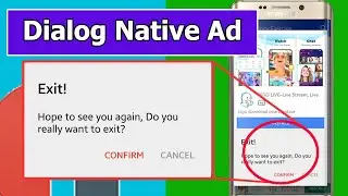 [From Scratch] How to Implement Admob Native Ad with Alert Dialog in Android Studio + Source Code