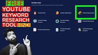 FREE YouTube Keyword Reasearch Tool Hindi