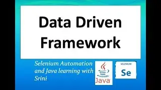 #DataDrivenFramework