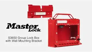 S3650 - Group Lock Box with Wall Mounting Bracket