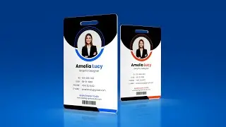 ID Card Template Design | Free Photoshop Tutorial