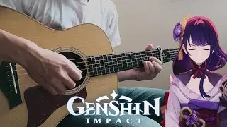 Raiden Teaser Theme | Fingerstyle Guitar Cover [Genshin Impact]