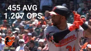 Aaron Hicks has been red hot with Baltimore!.