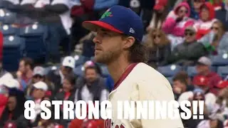 Aaron Nola Strikes Out 7 in 8 Strong Innings with Only 91 Pitches vs White Sox!!