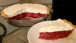 Ponchatoula Strawberry Pie | Made with fresh strawberries whipped cream in pre-baked pie shell.