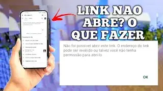 como resolver não é possível abrir este link