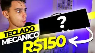 O MELHOR Teclado Gamer Mecanico BARATO Custo Beneficio 2021 - Review Bajeal K100