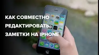 Как совместно редактировать Заметки на iPhone и iPad с другими пользователями