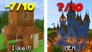 BRUTALLY Rating my Fans Minecraft Bases