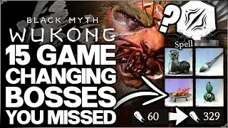 Black Myth Wukong - WARNING: 15 Most Hidden IMPORTANT Secret Bosses - Best Weapon, OP Unlock & More!