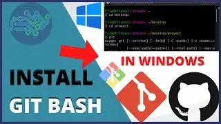 GIT AND GITHUB TUTORIAL: How to INSTALL GIT on windows 11 or Windows 10