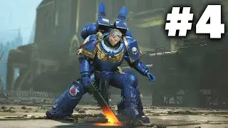 WARHAMMER 40K SPACE MARINE 2 Gameplay Walkthrough Part 4 - JUMP PACK TIME (Campaign)