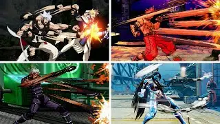 Hyakuretsu ken Compilation in Fighting Games (Two hand Version)