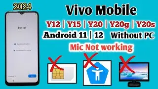 New Security 2024 | ViVO Y12s/Y20/Y20g/Y20s/Y20i/Y12g Frp Bypass/Google Lock Bypass Android 11/12