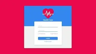 How to Create Hospital Health Care Modern Flat UI Login Form C# VB NET in Visual Studio with Bunifu